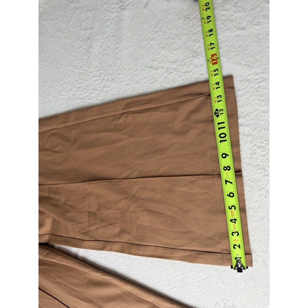 tommy hilfiger women wide leg pants,pull On,brown Size 16 - Picture 4 of 14